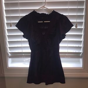 BCBG dark purple blouse